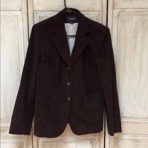 Dark maroon Blazer button up